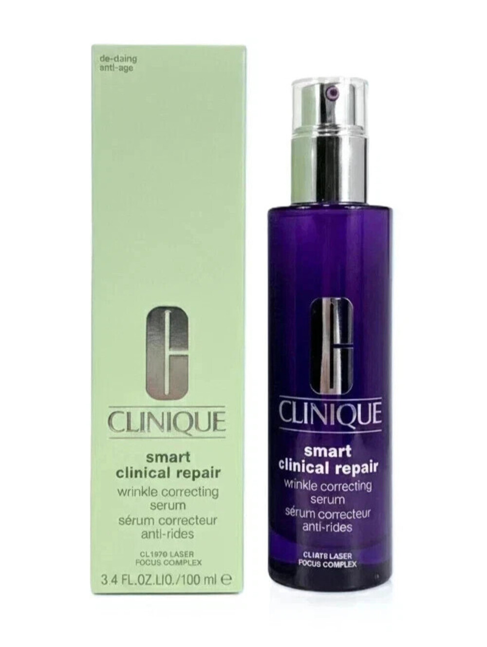 Clinique Smart Clinical Repair Wrinkle Correcting Serum 100ml - 3.4oz Jumbo New
